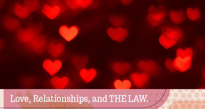 Defocused background with heart shaped bokeh