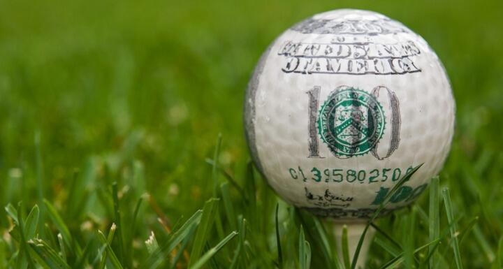 Golf ball money