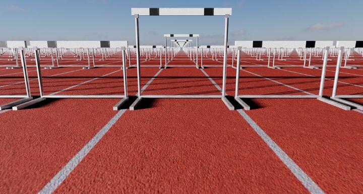 Image of an unfair track and field stadium 