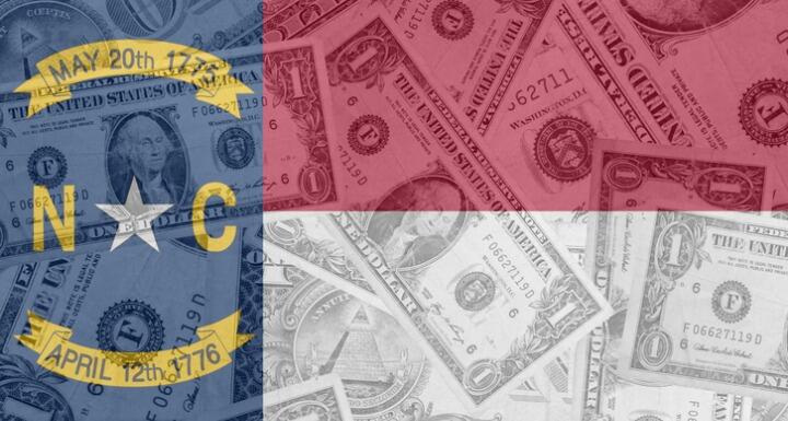 NC Flag with money